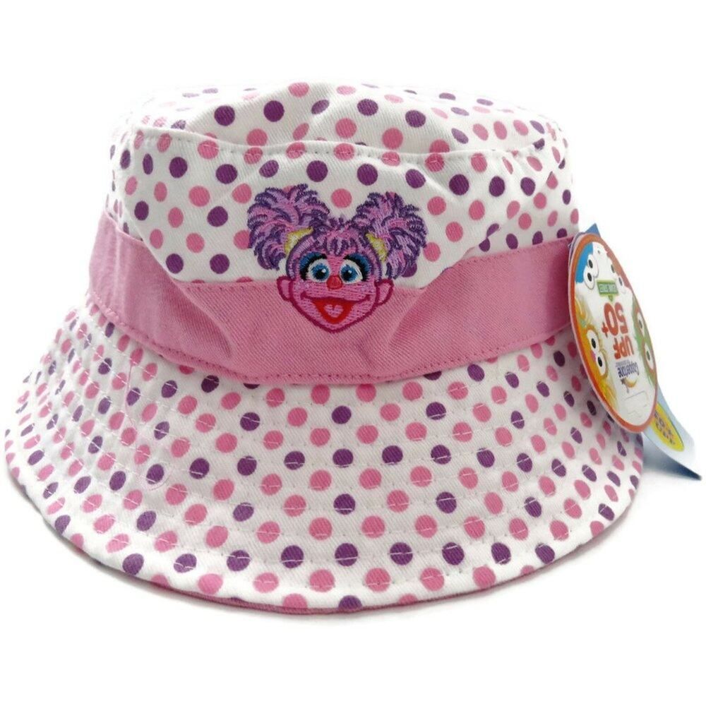 Sesame Street ABBY CADABBY Bucket Sun HAT Polka Dot Summer New One size
